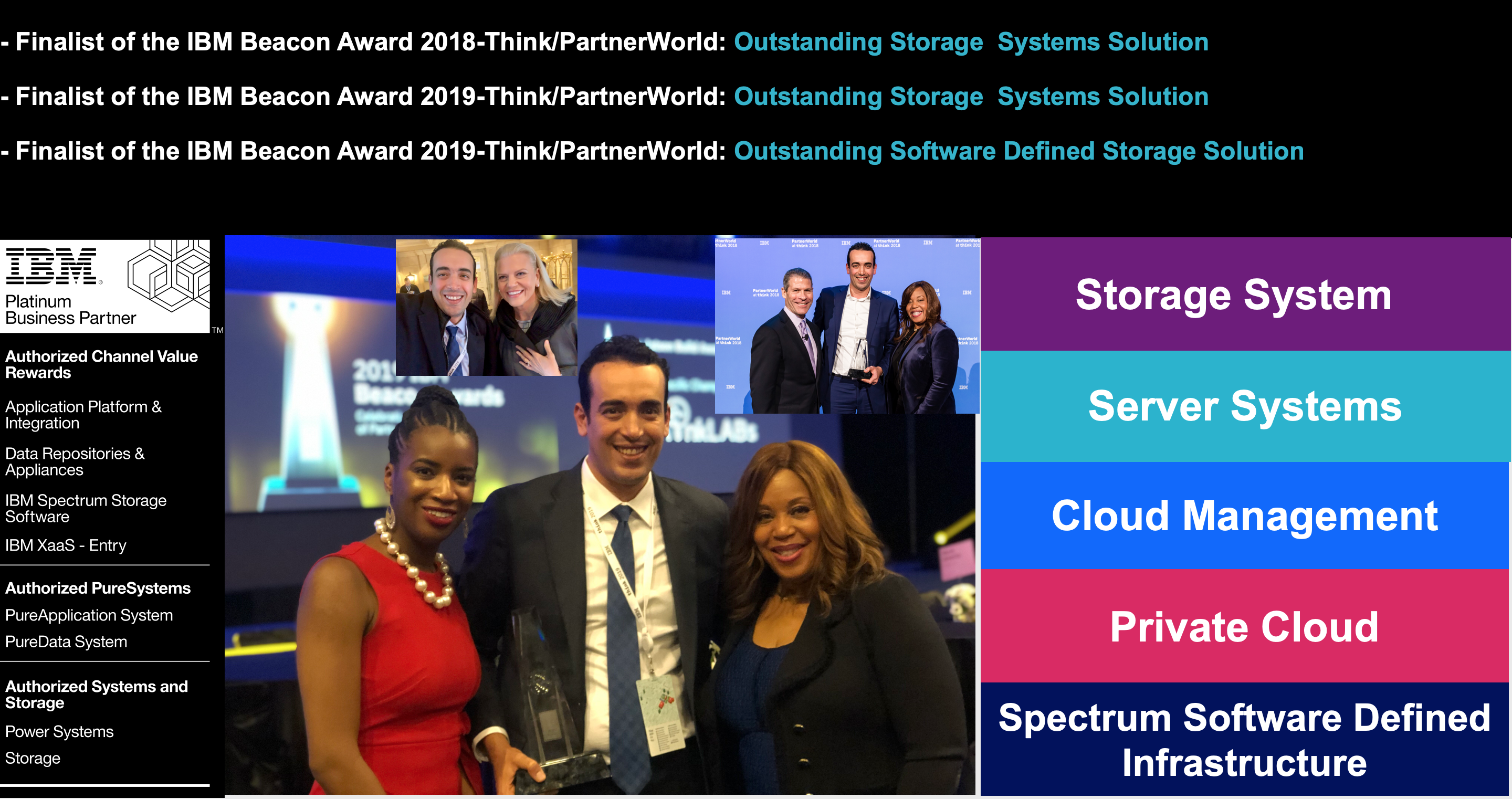 IBM Beacon Awards achievement